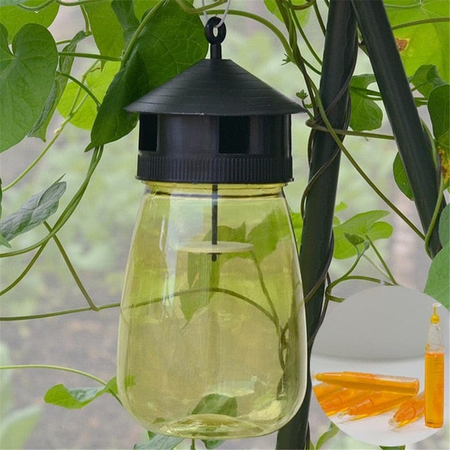 1 PCS Wasp Trap Fruit Fly Flies Insect Bug Hanging /fruit fly trap/homemade fruit fly trap