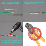 10/50PCS Thermal Shrinkage Electrical Car Wires Connector Solder Extrusion Terminals Block Cable Termination Wireway Clamping