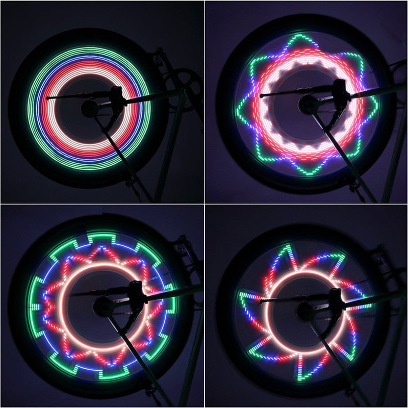 Bike Wheel Effect Lights/lights for bike wheels/Bicycle Accessories Cycling Double Bicycle