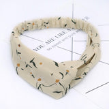 Fashion Women Girls Summer Bohemian Hair Bands Print Headbands Vintage Cross Turban Bandage Bandanas HairBands Hair Accessories
