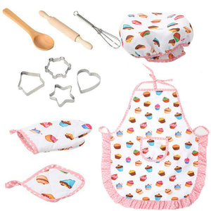 Kids Cooking Baking Set Kitchen Girls Toys Role Play Children/ kids cooking and baking set