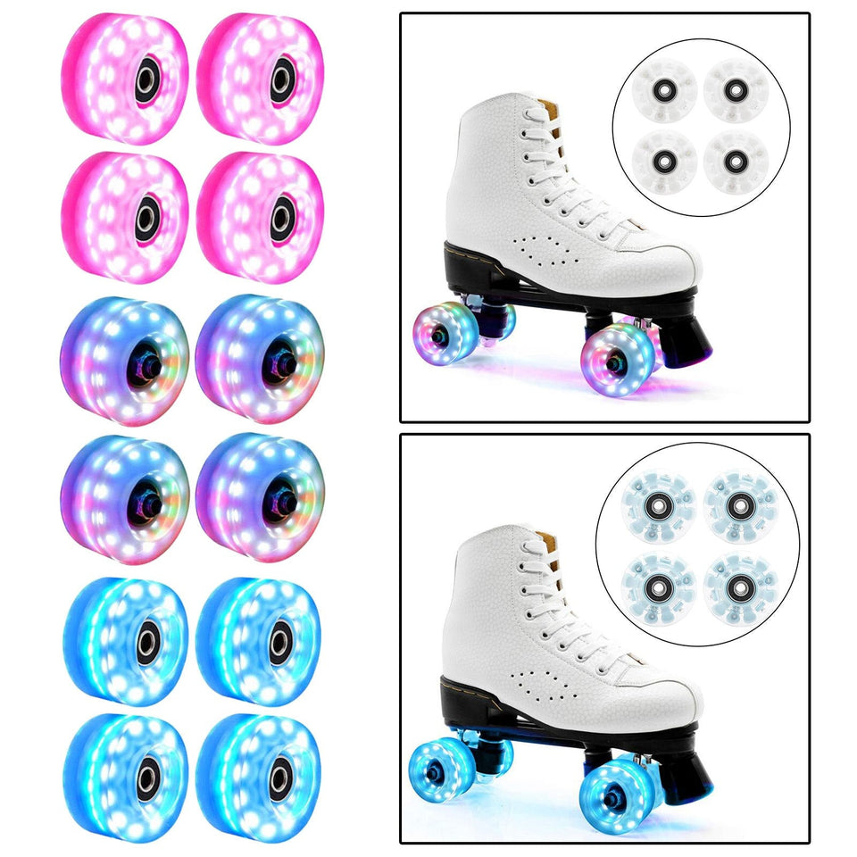 Light Up Roller Skate Wheels/ roller skate light up wheels/Glow Light Up LED Roller Skate Wheels