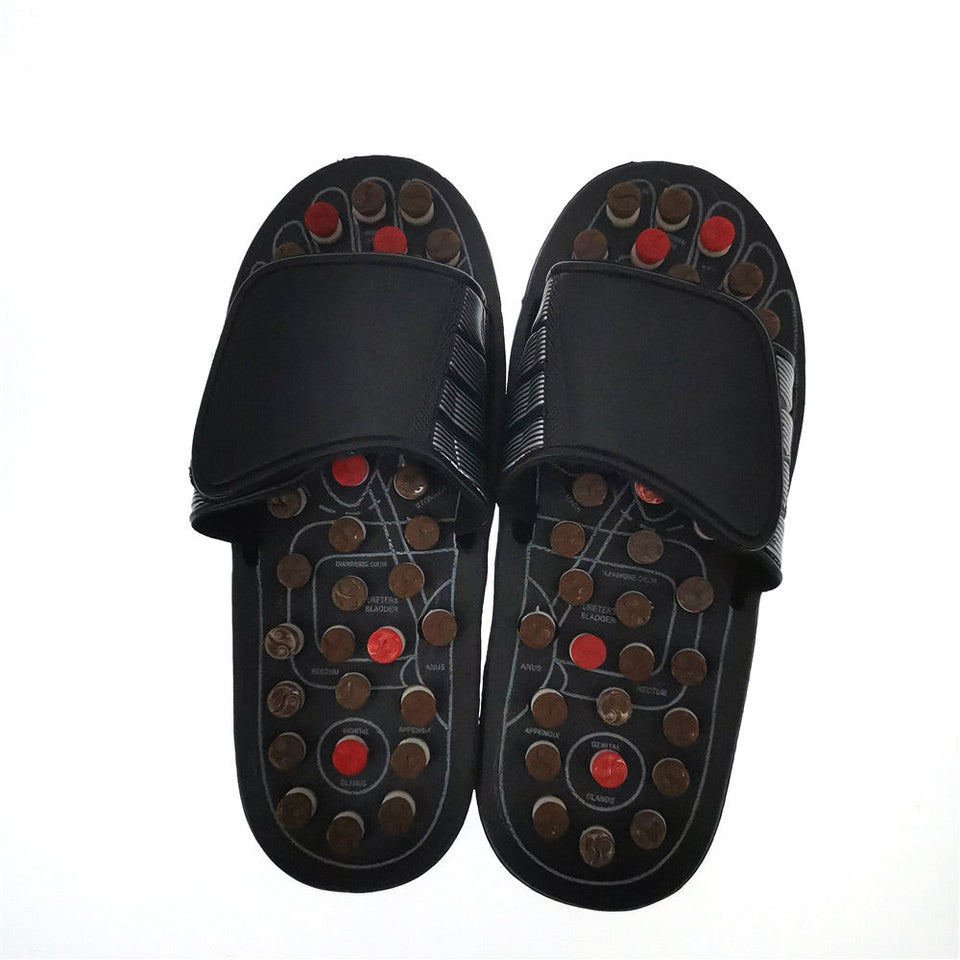 Massage Slippers/foot Massage Slippers/ slippers massage your feet/Therapy Massager Walk Stone Shoes/acupressure slippers